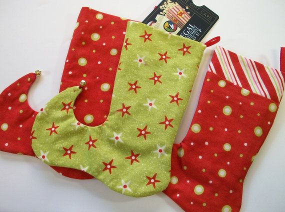 merry christmas stockings gift card holder ideas