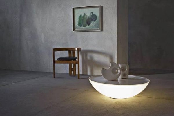 modern solar lamp Foscarini indoor evening