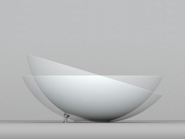 modern lamp table Foscarini indoor polyethylene spheric shape