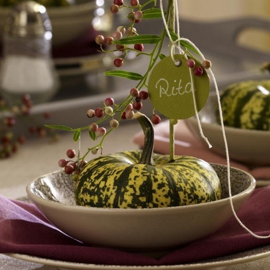 nature friendly fresh green decoration for thanksgiving 