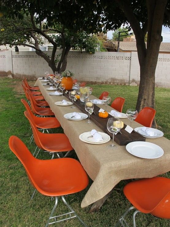 20 fantastic Thanksgiving decoration ideas for an outdoor ...