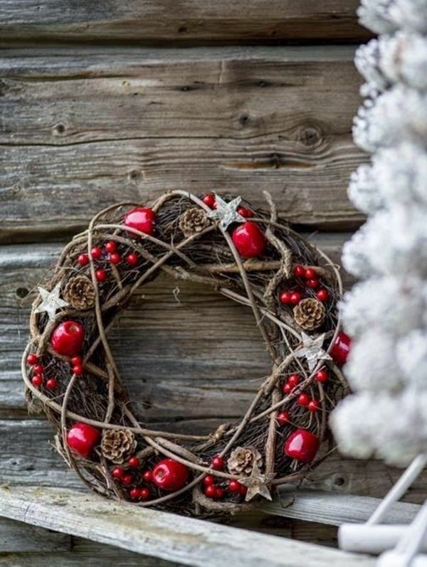 DIY wreath tree branches