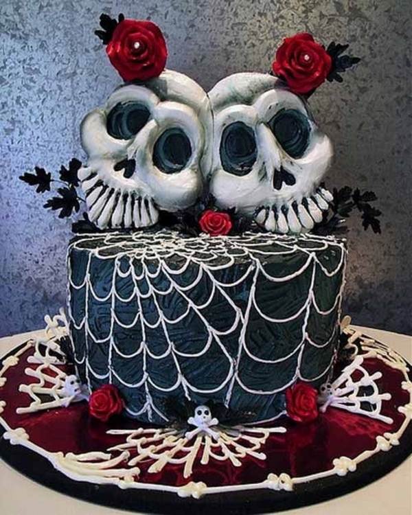 scary-halloween-cakes-ideas-creepy-cakes-skulls-spiderweb
