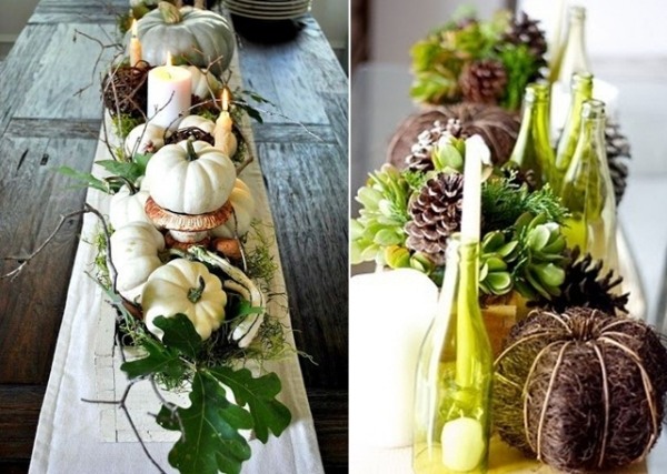 thanksgiving-decoration-ideas-green-colours-natural-elements-pumpkins-and-cones