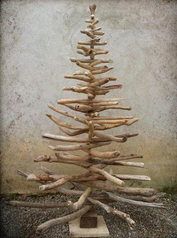 unusual christmas tree DIY Christmas home decoration ideas