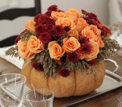 DIY-thanksgiving-table-centerpiece-pumpkin-vase