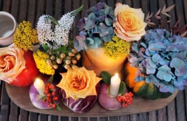 Easy-and-cheap-holiday-decorating-ideas-Thanksgiving-centerpiece-vegetables-step-5