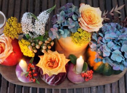 Easy-and-cheap-holiday-decorating-ideas-Thanksgiving-centerpiece-vegetables-step-5