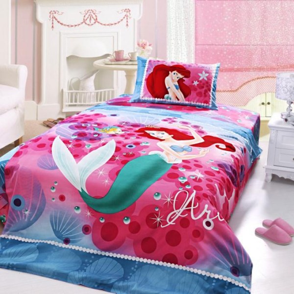 Little Mermaid bedding set modern girls bedroom