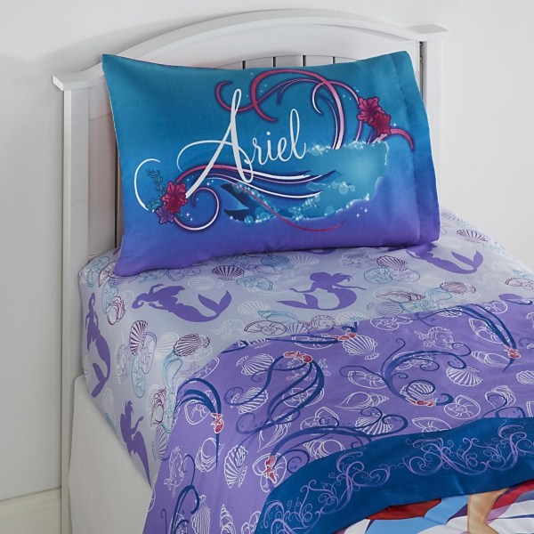 Little mermaid inspired girls bed sheets