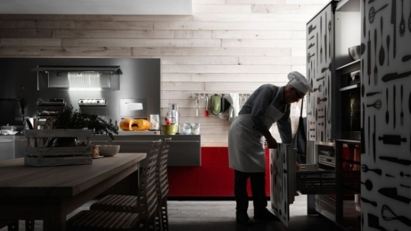 modern kitchen appliances Valcucine contemporary design Artematica inox