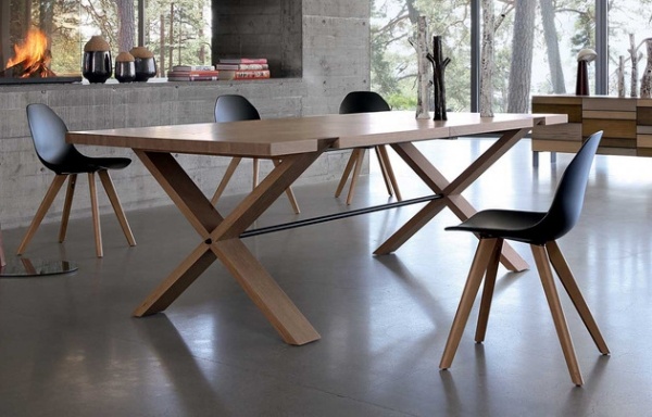 oxymore contemporary extendable dining table design roche bobois