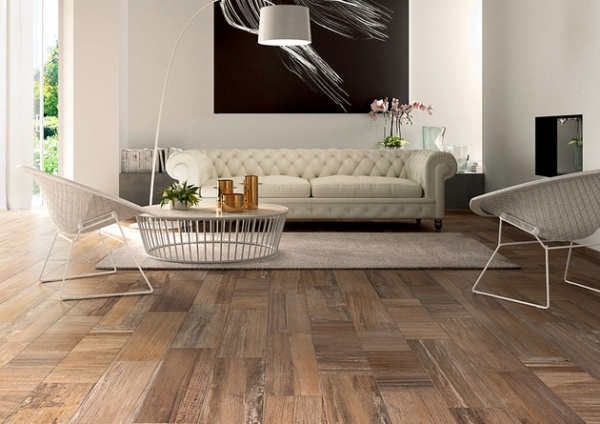Interior design ideas flooring wood effect collection