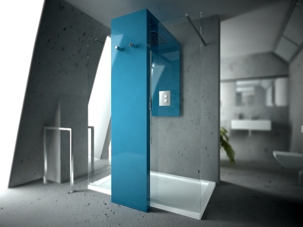 bathroom heating system radiator shower combination by brandoni monolith