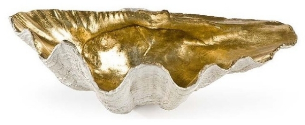 beautiful home accessories and decor gilded seashell