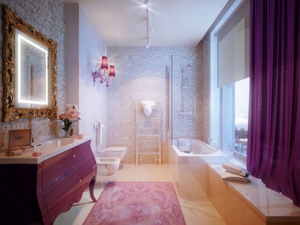 elegant bathroom-interior-design-Oxana Yuryeva penthouse in Moscow