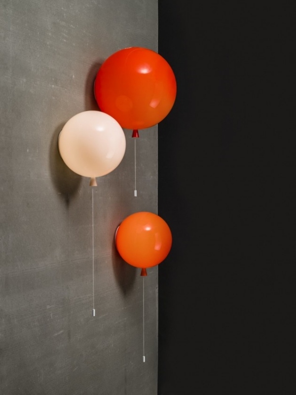 wall lights air balloons memory collection brokis orange