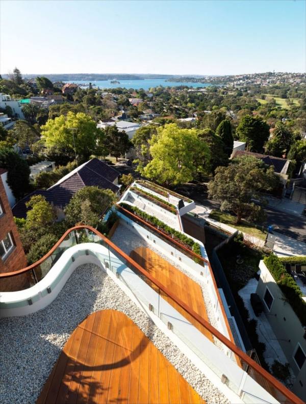 Benelong Crescent Apartments modern home panoramic views