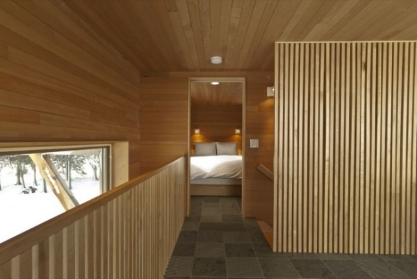 Guest house on a hillside sauna 