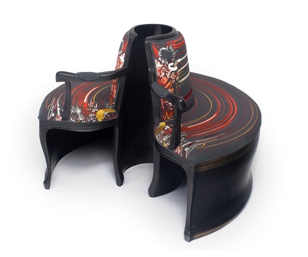 Lathe by Sebastian Brajkovic classic forms modern chair