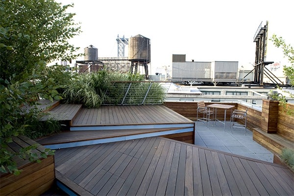 Urban landscape design ideas terrain nyc unfolding rooftop terrace 