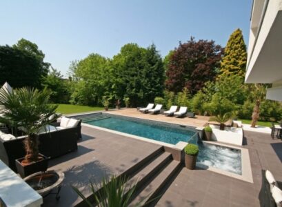 beautiful-swimming-pool-waterfall-feature-Oxted-England