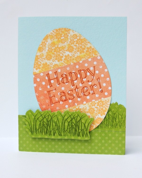 easy easter crafts ideas happy easter card with egg