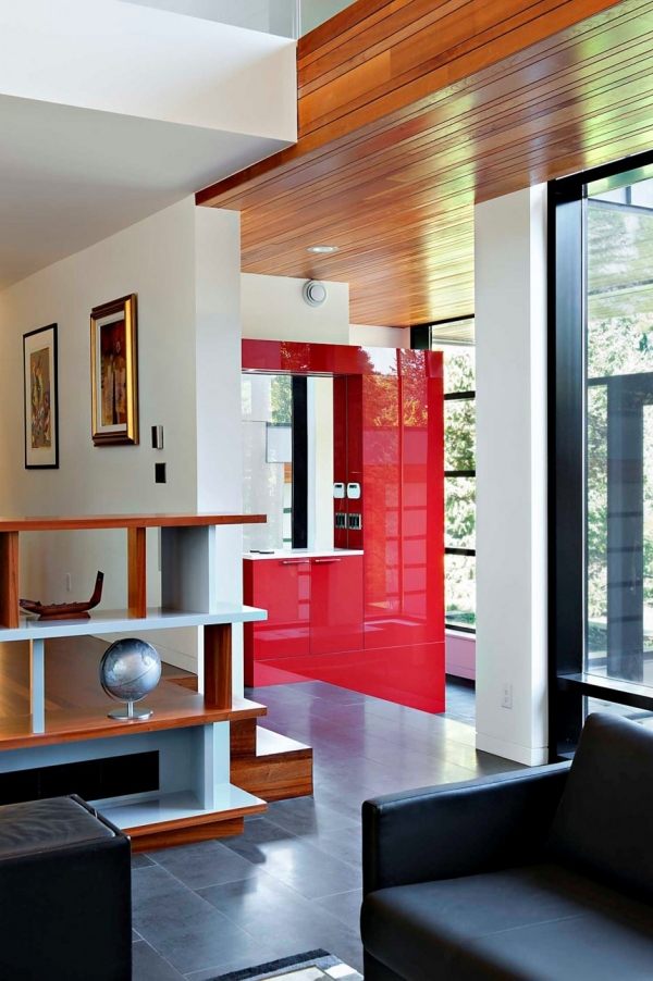 interior design color accents Thorncrest House