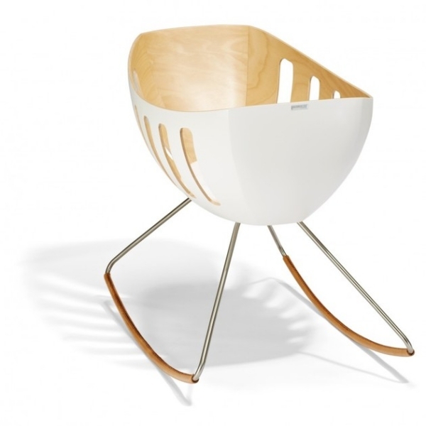 modern baby bassinet and cradle by gloria lavi