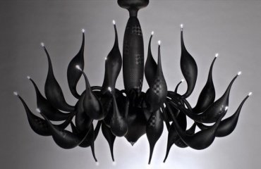 modern-black-chandelier-carbon-fiber-lu-murano-technolugy