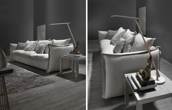 modern italian furniture cozy KNIT sectional sofa