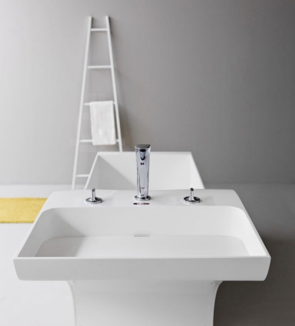 modern small bathroom interior design symbiosis bathtub sink combo