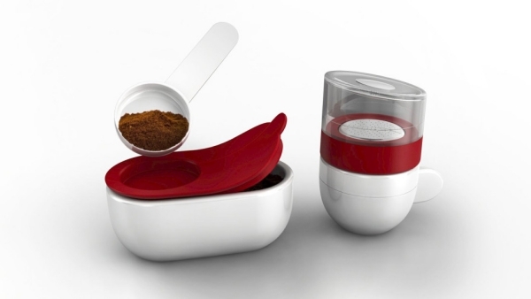 piamo microwave espresso maker cup and container