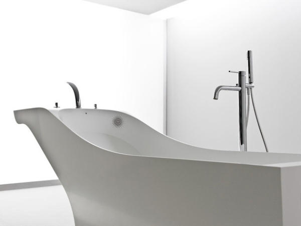 symbiosis sink tub desnahemisfera modern furniture design elegant lines