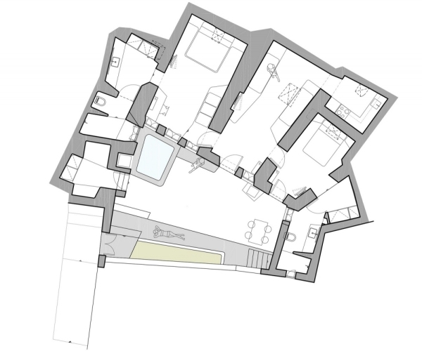 villa-anemolia-mplusm-architects ground floor plan