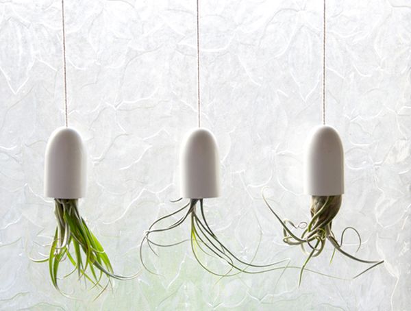 DIY modern pendant planters ideas creative interior accents