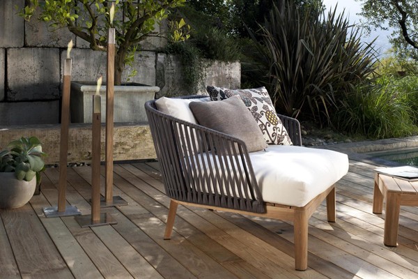 Mood outdoor furniture collection club chair Tribu