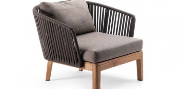 Mood outdoor furniture collection dark grey chair Tribu