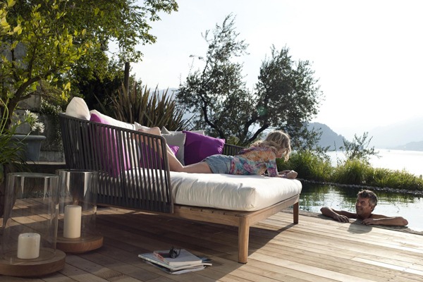 Mood outdoor furniture collection daybed Tribu