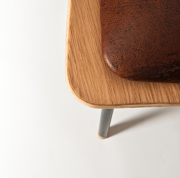 Poise modern chair design by Louw Roets detail
