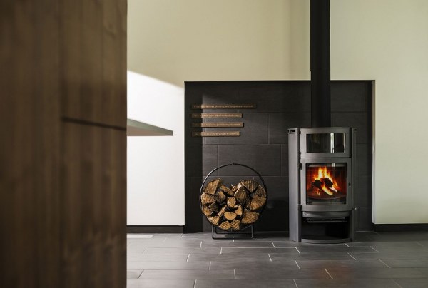 Stacey Turley modern interior design wood stove