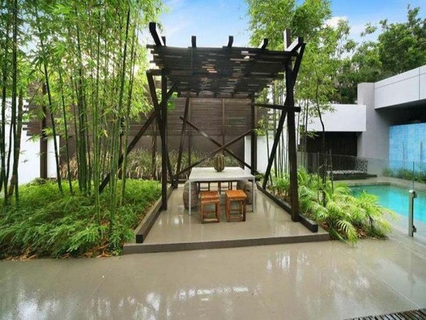 asian style patio landscape ideas