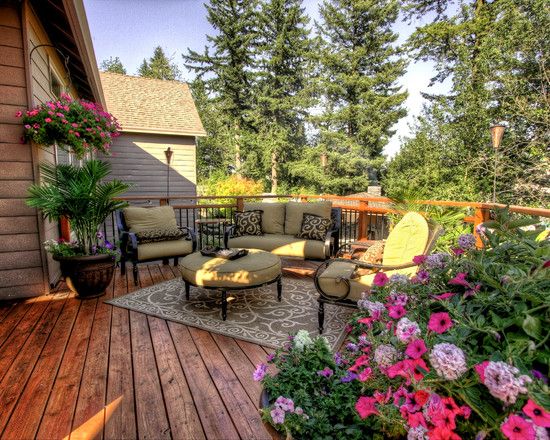 beautiful home exterior ideas patio furniture flowers