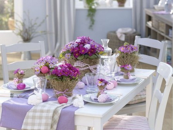 blossoming-flowers-easter-eggs-DIY-table-decoration-white-purple-shades