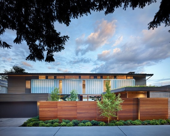contemporary exterior design modern house wood wall