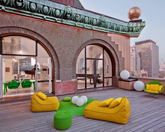 contemporary rooftop soft outdoor furniture