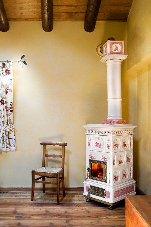 decorative wood stoves white ceramic tiles red decoration