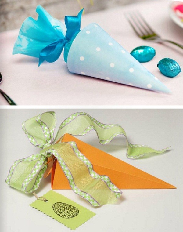 diy easy treat bags candy carrot paper gifts