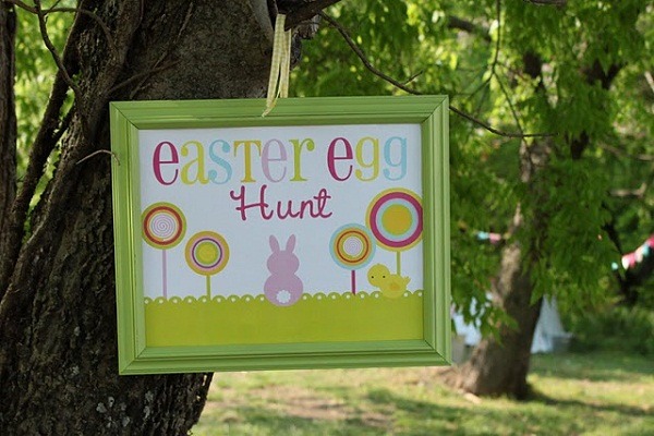 easter garden party kids decoration egg hunt 