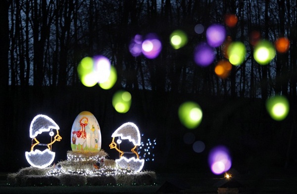 easter front yard decoration ideas light decor